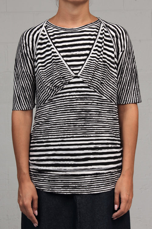 Brush Stroke Stripe Sydney Top