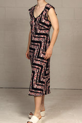 Spring 2021 Zig Zag Floral Ossie Dress - med